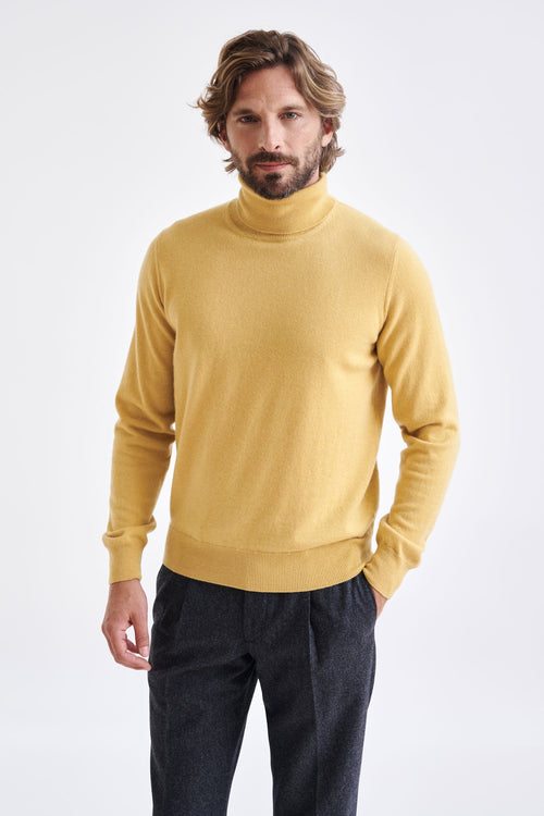 Beeswax Wool & Cashmere Drumberg Rollneck Knit