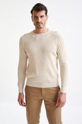 Cream 100% Cotton Rib Harrow Knitwear