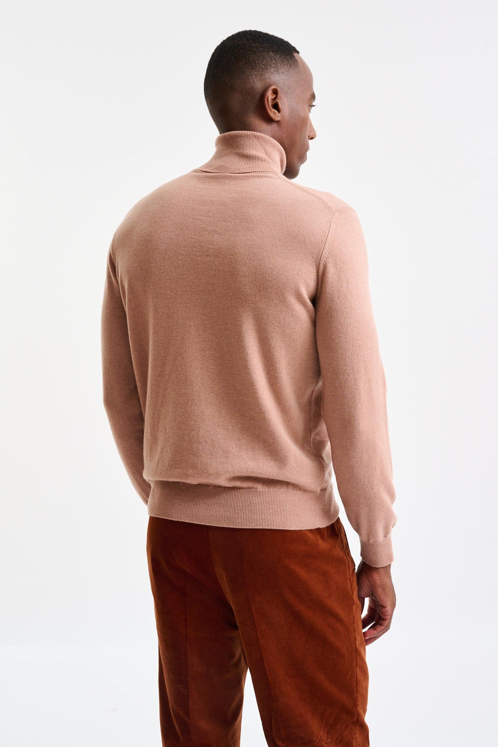 Mahogany Rose Cashmere Drumberg Rollneck Knitwear — detail 3