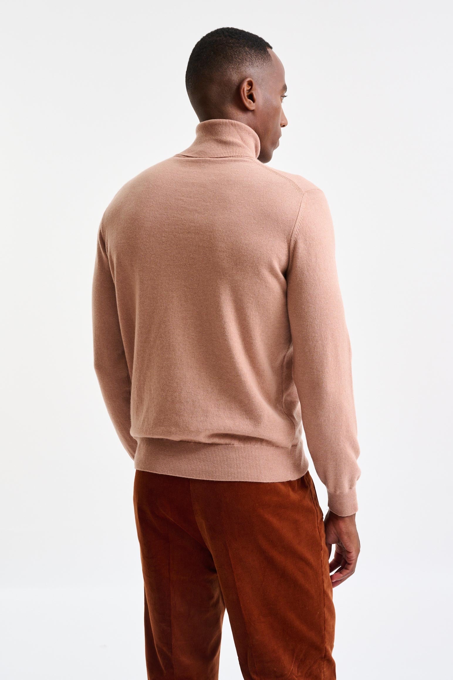 Mahogany Rose Cashmere Drumberg Rollneck Knitwear — detail 3