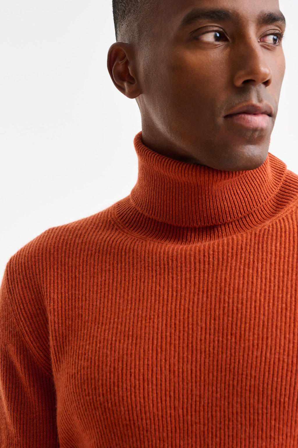 Potters Clay Cashmere Rochester Rollneck Knitwear — detail 1