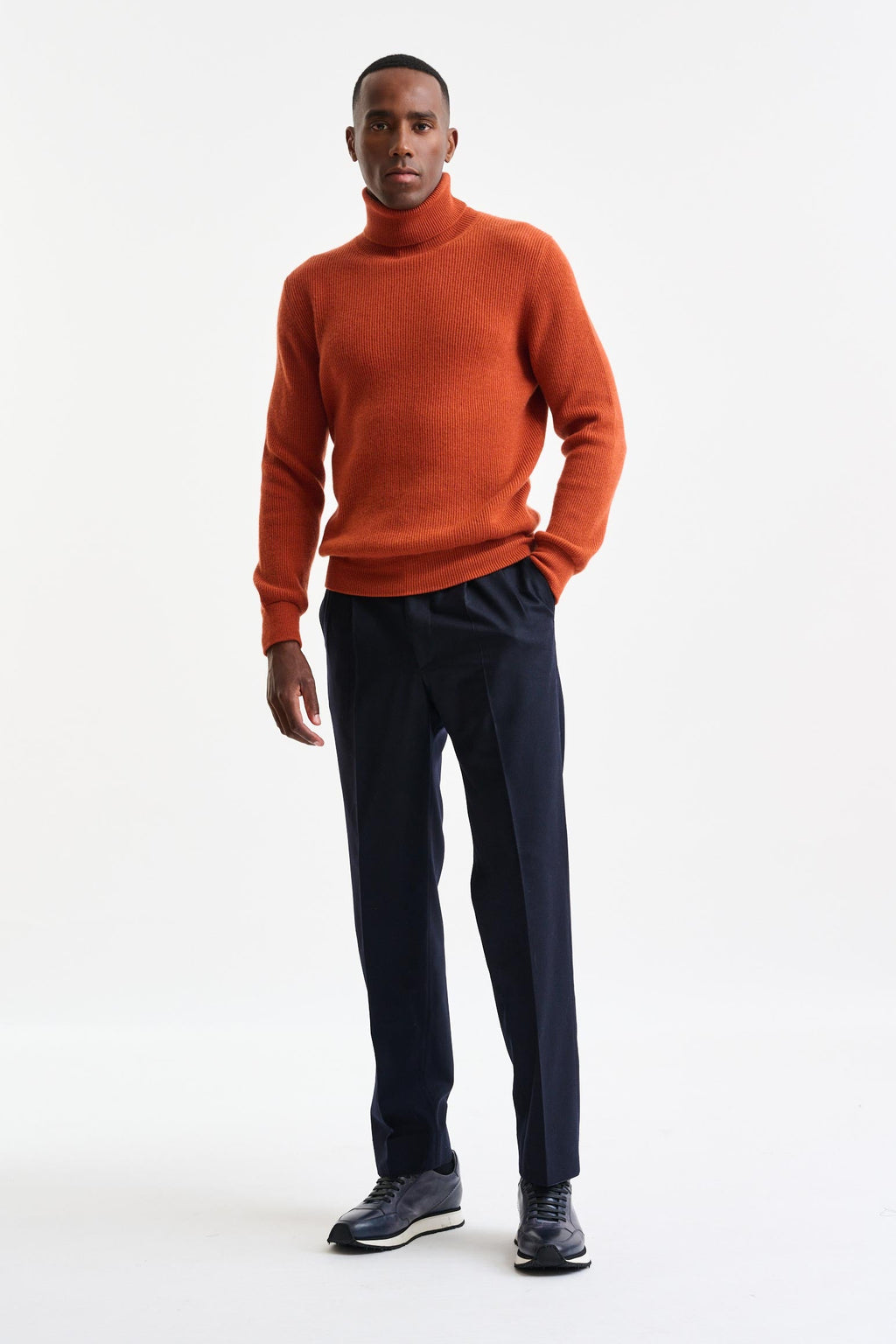 Potters Clay Cashmere Rochester Rollneck Knitwear — detail 2