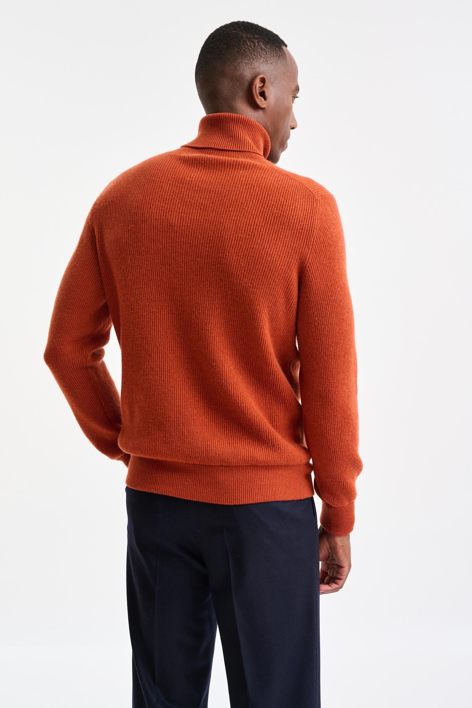 Potters Clay Cashmere Rochester Rollneck Knitwear — detail 3