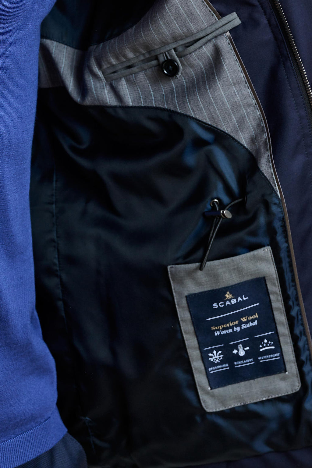 Navy Dartmoor Tech Field Jacket — detail 4