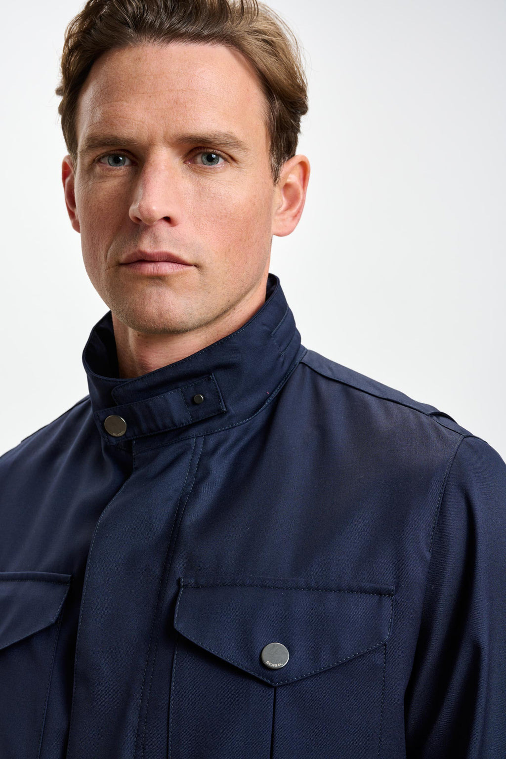 Navy Dartmoor Tech Field Jacket — detail 6