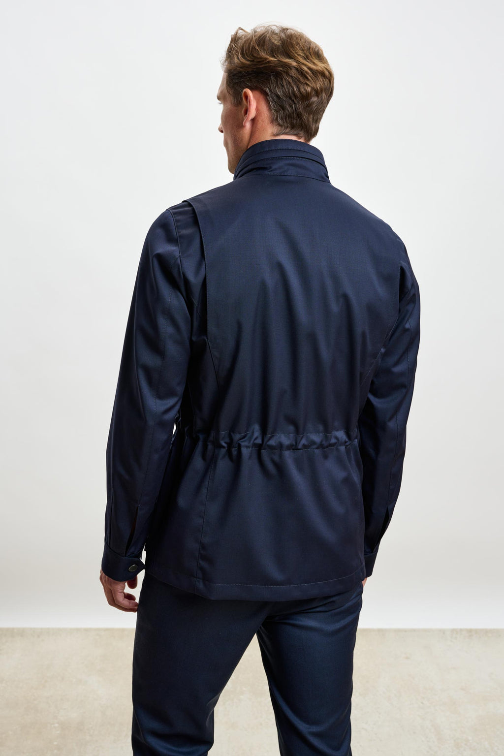 Navy Dartmoor Tech Field Jacket — detail 7