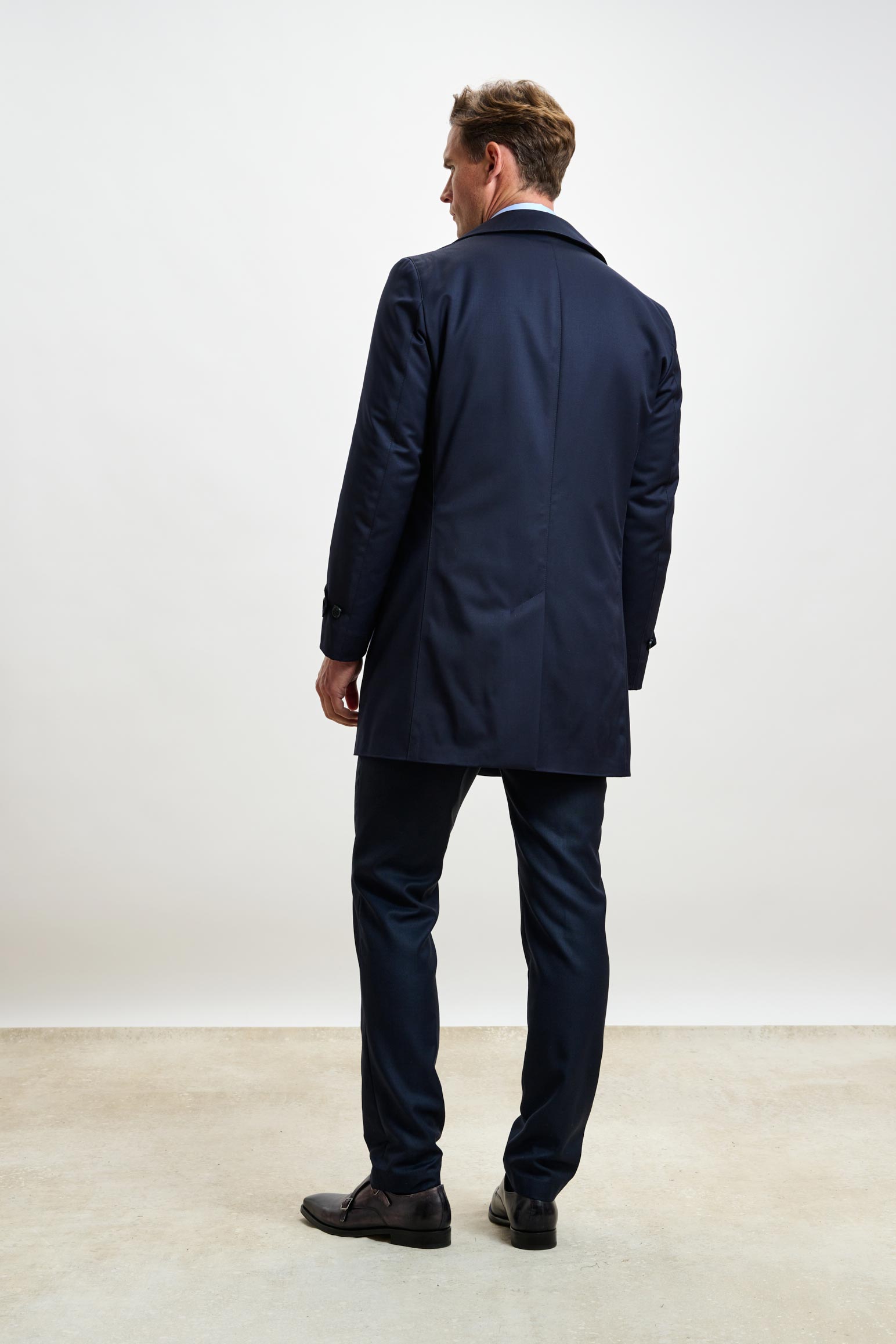 Navy Lomond Raincoat — detail 3