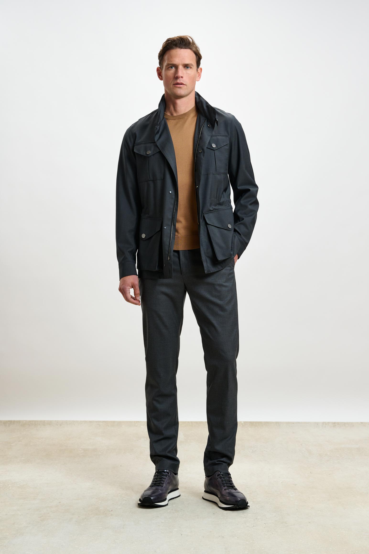 Dark Grey Dartmoor Tech Field Jacket