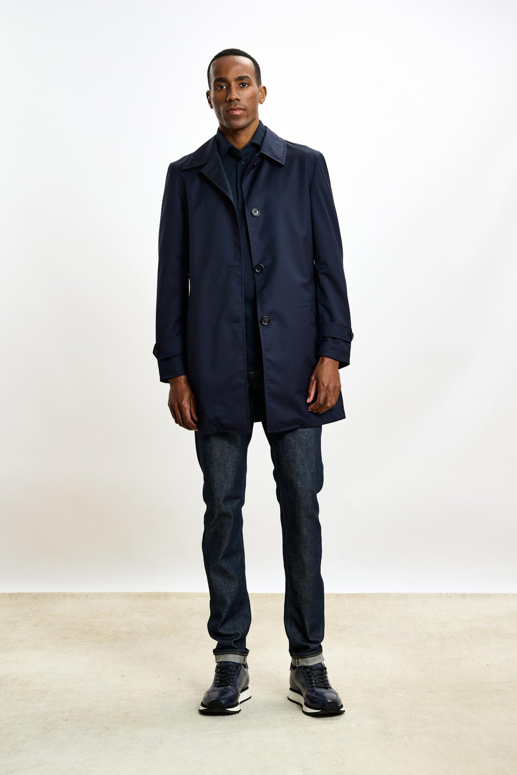 Navy Lomond Reversible Raincoat