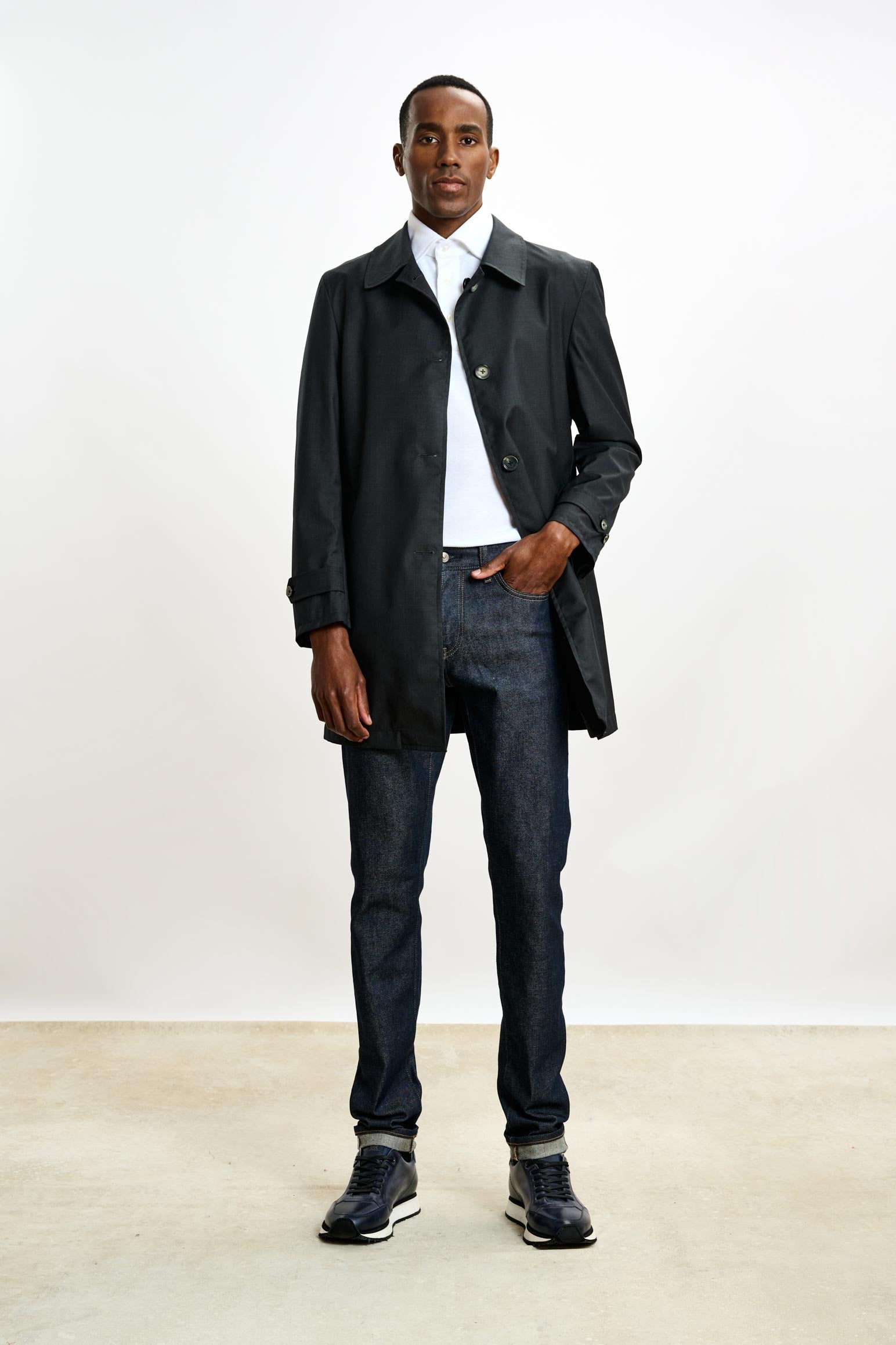 Dark Grey Lomond Reversible Raincoat