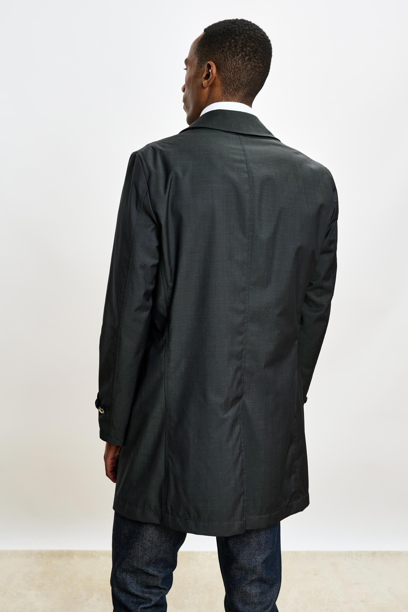 Dark Grey Lomond Reversible Raincoat — detail 4
