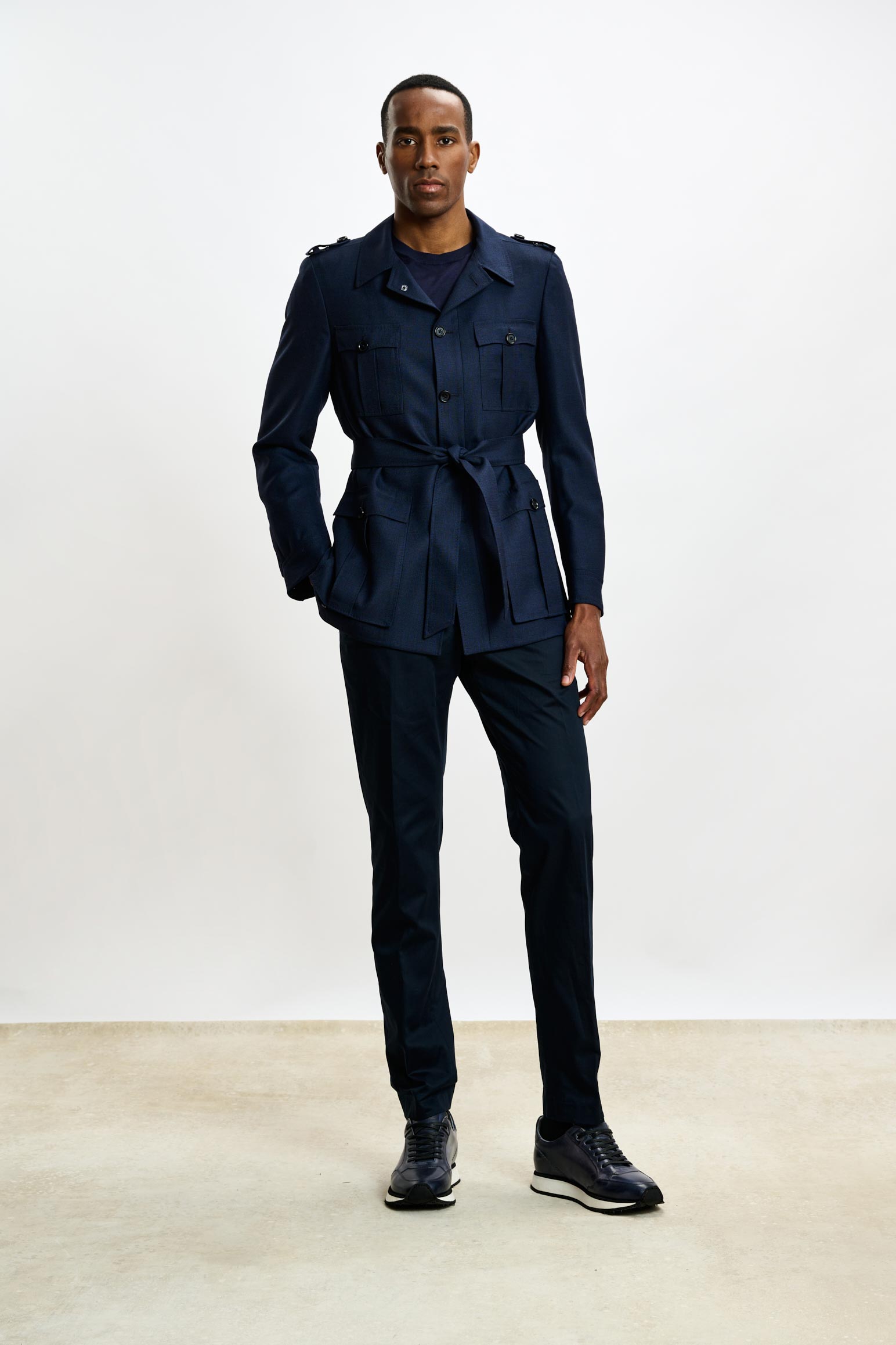 Navy Exmoor Safari Jacket — detail 1