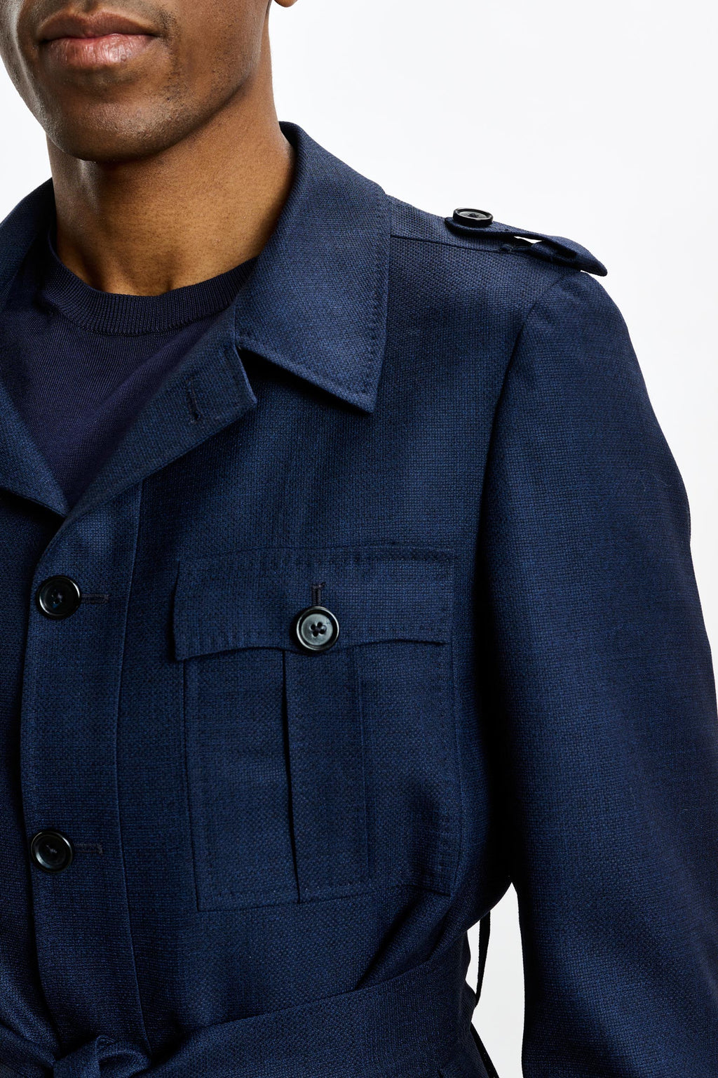 Navy Exmoor Safari Jacket — detail 2