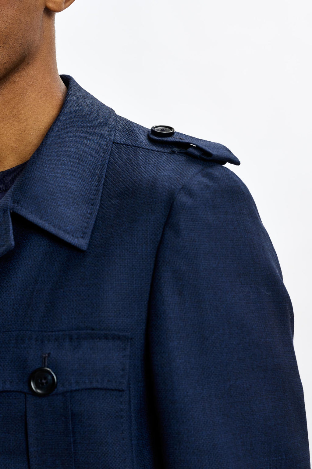 Navy Exmoor Safari Jacket — detail 4
