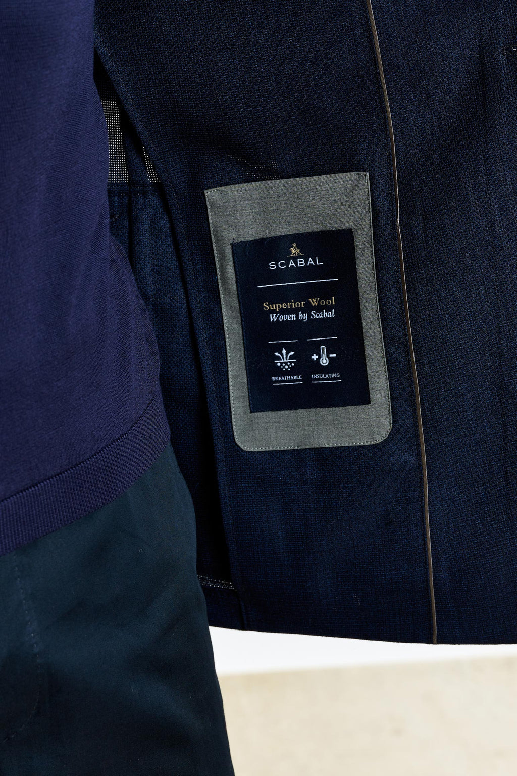 Navy Exmoor Safari Jacket — detail 5
