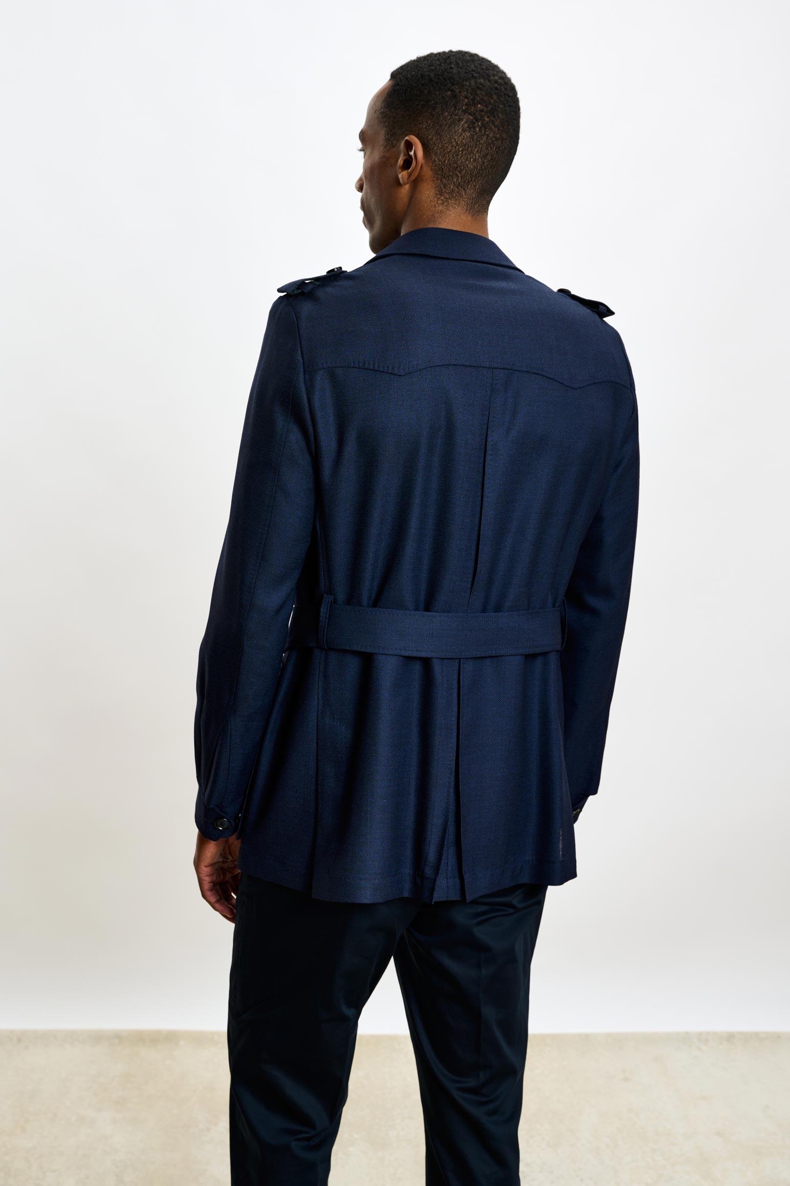 Navy Exmoor Safari Jacket — detail 7