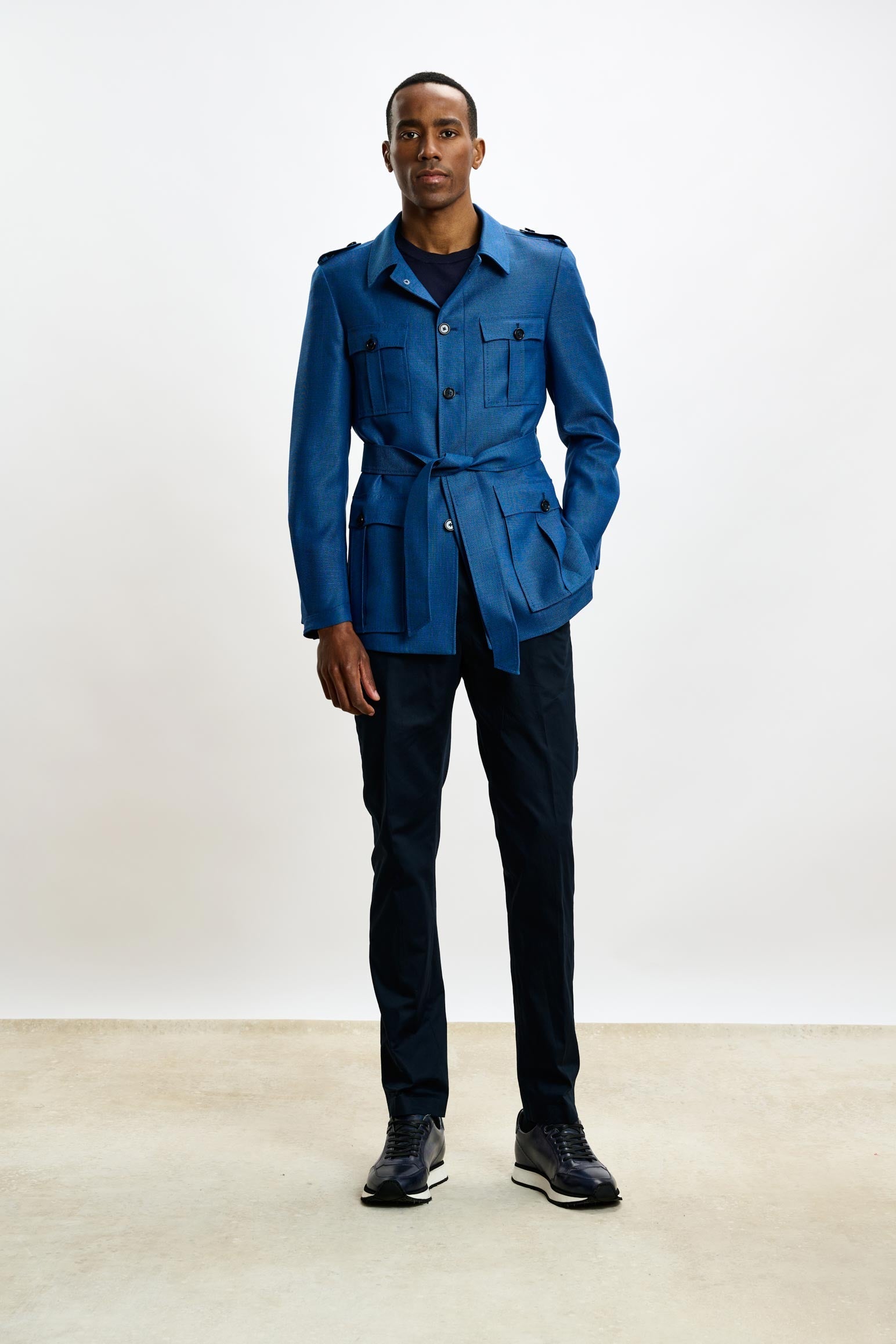 Strong Blue Exmoor Safari Jacket — detail 1