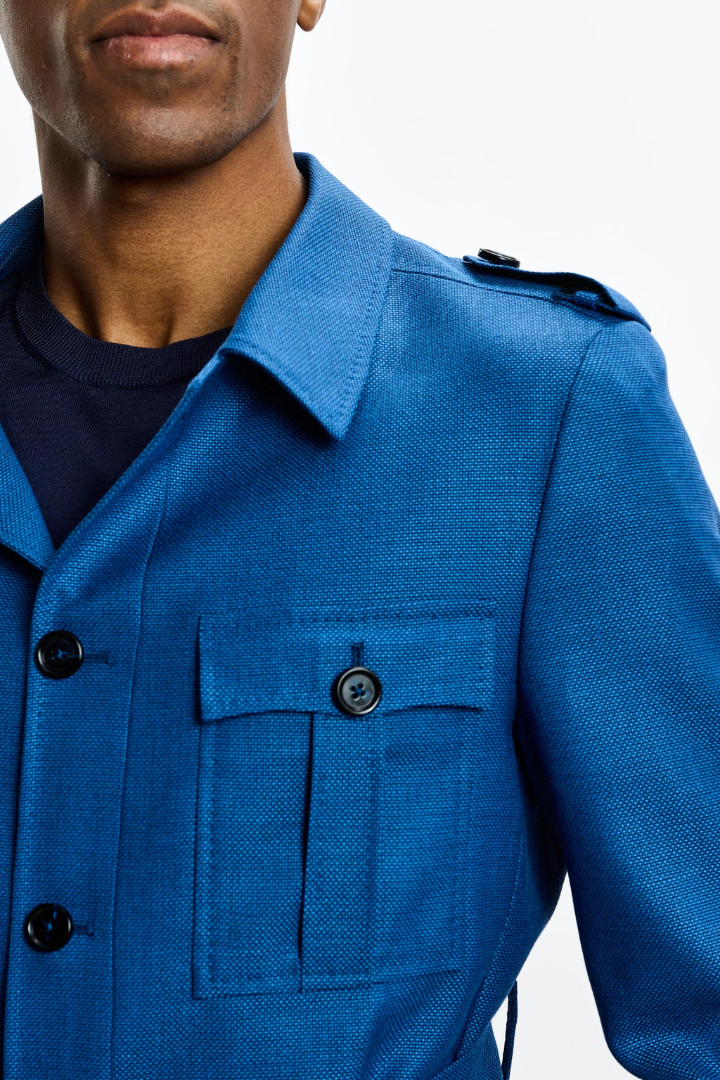 Strong Blue Exmoor Safari Jacket — detail 2