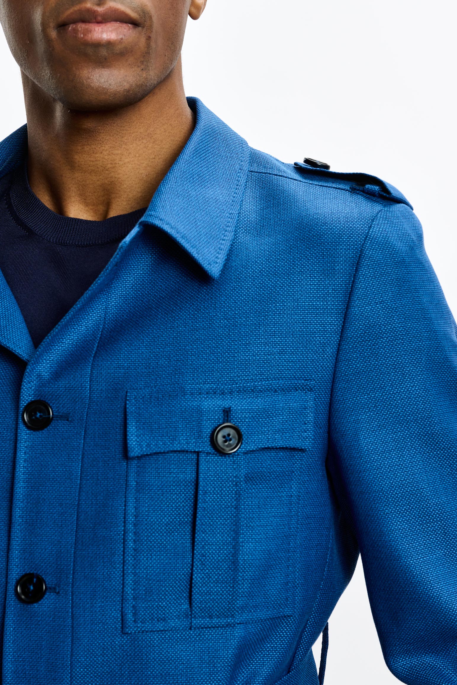 Strong Blue Exmoor Safari Jacket — detail 2