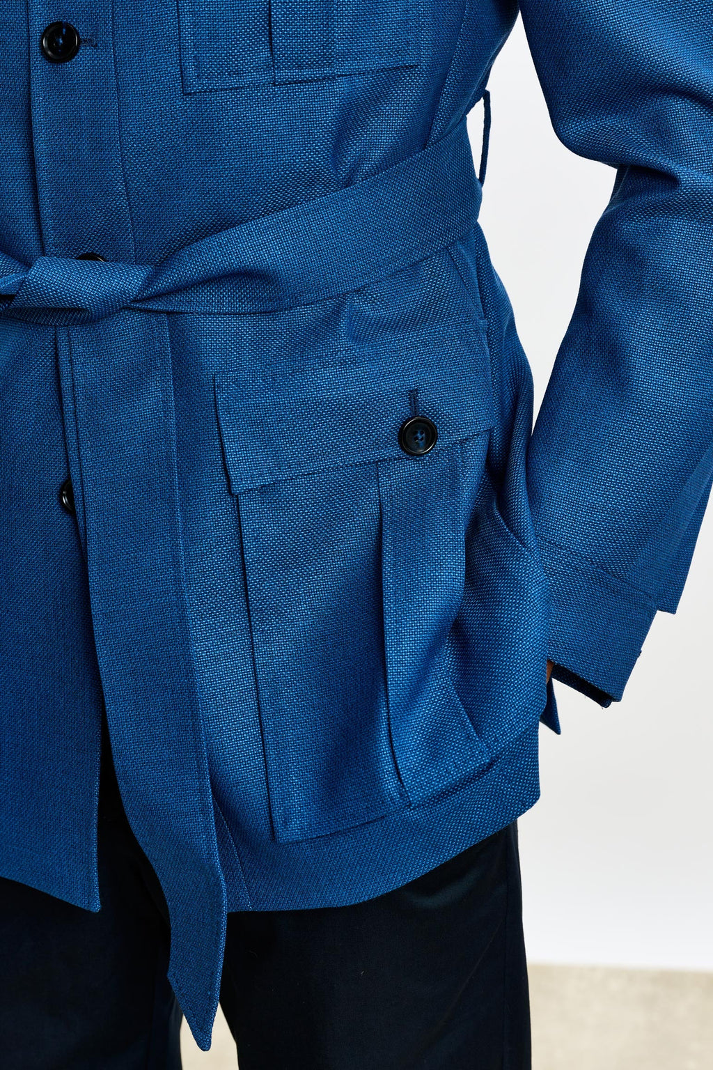 Strong Blue Exmoor Safari Jacket — detail 3