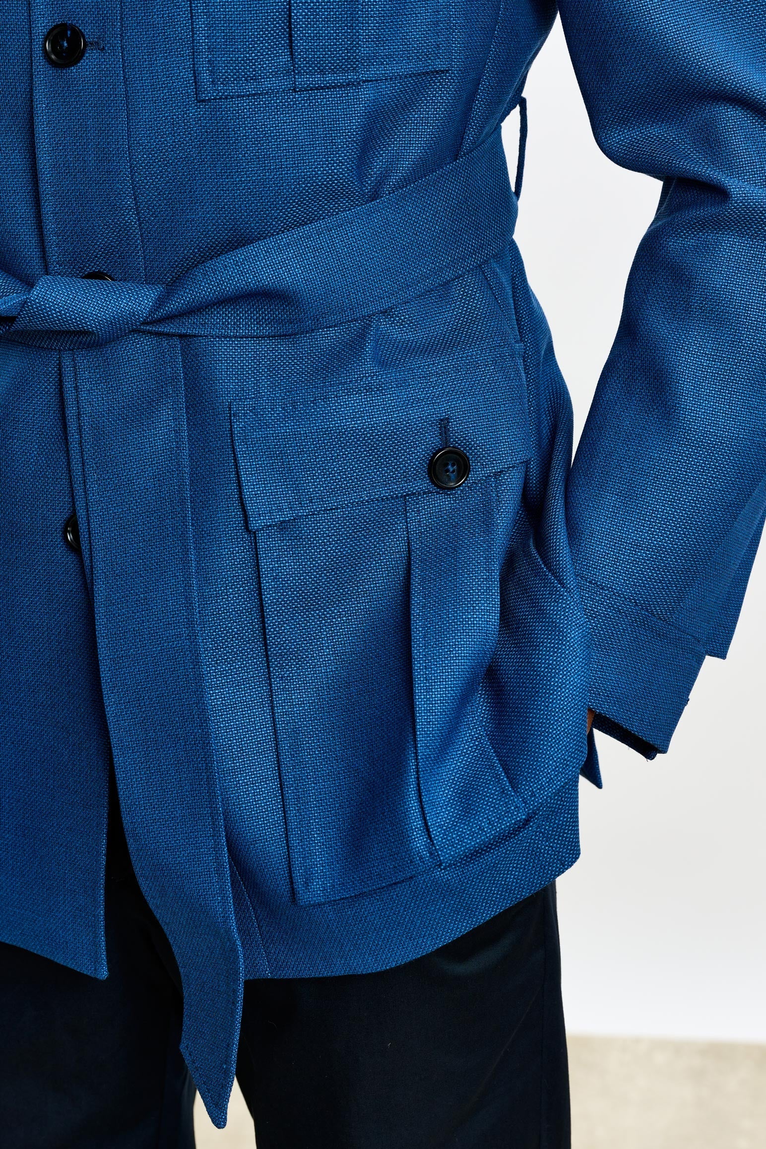 Strong Blue Exmoor Safari Jacket — detail 3