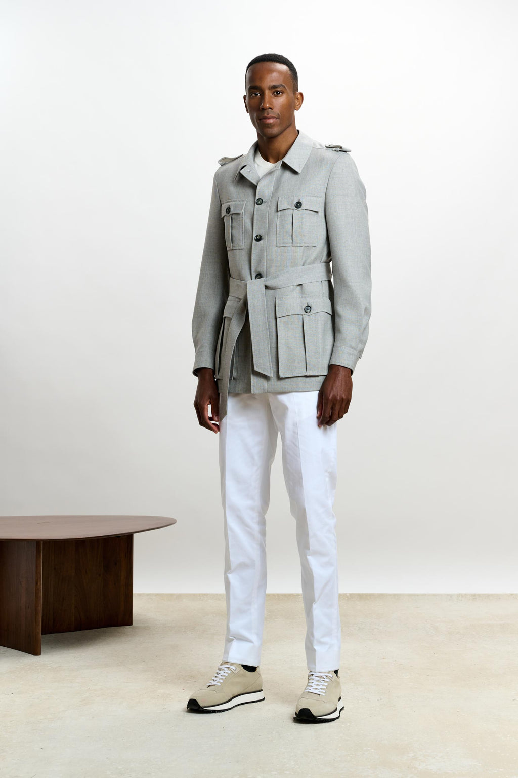 Light Grey Exmoor Safari Jacket — detail 1