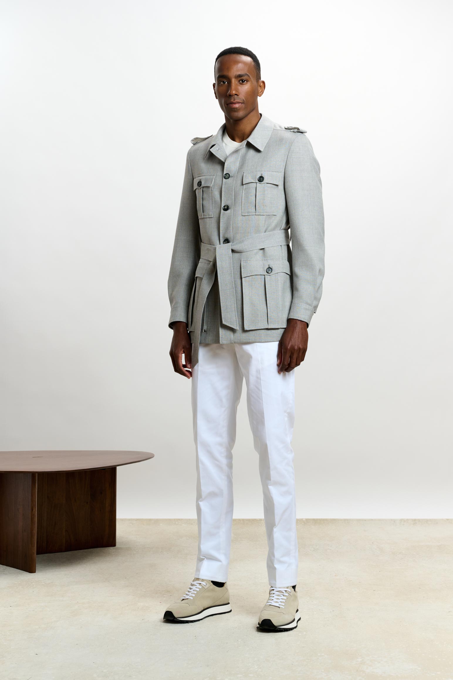 Light Grey Exmoor Safari Jacket — detail 1