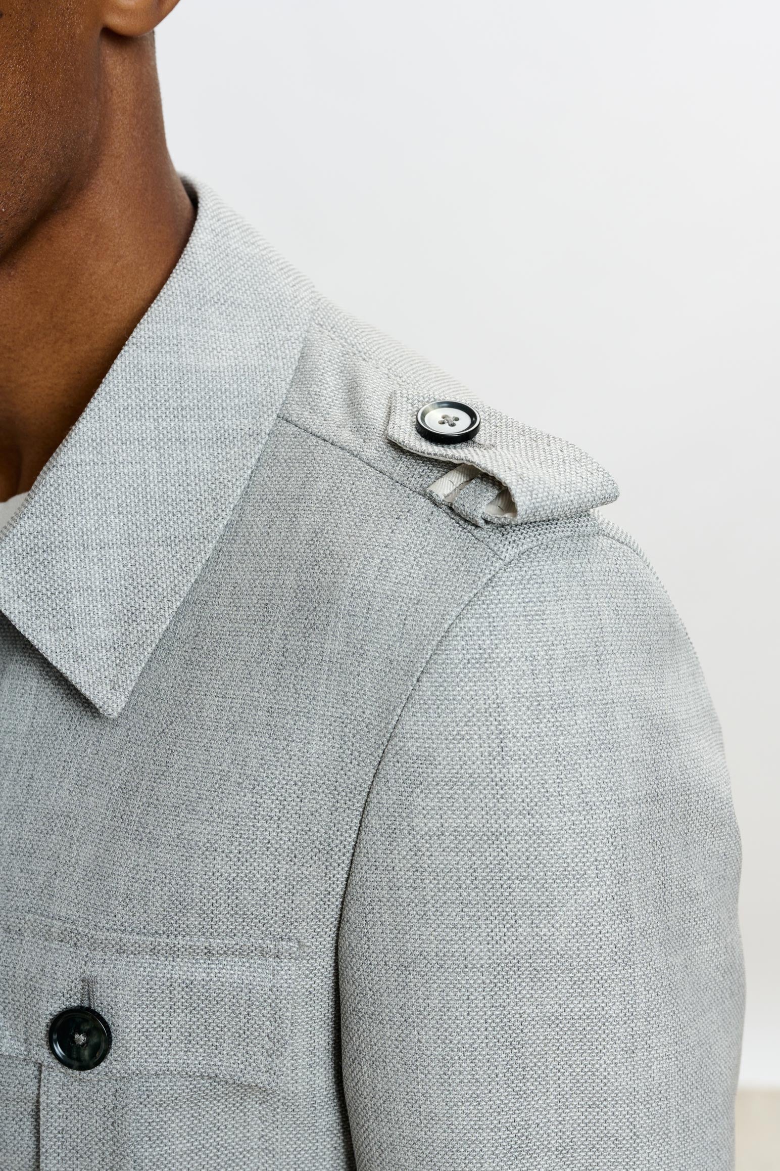 Light Grey Exmoor Safari Jacket — detail 5