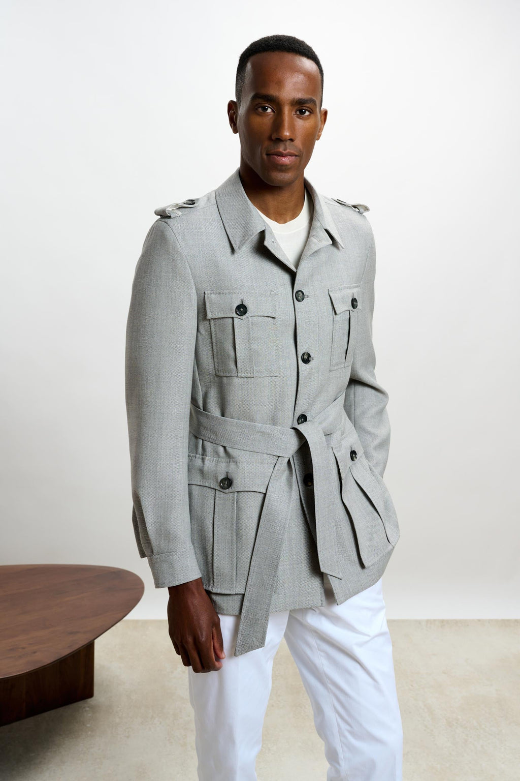 Light Grey Exmoor Safari Jacket