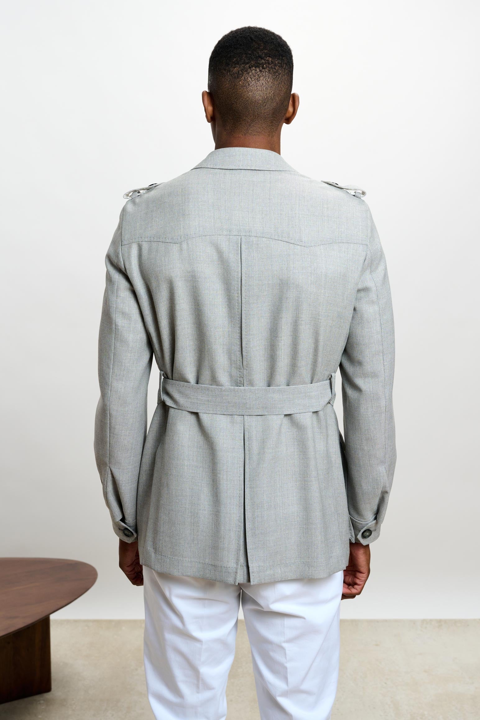 Light Grey Exmoor Safari Jacket — detail 6