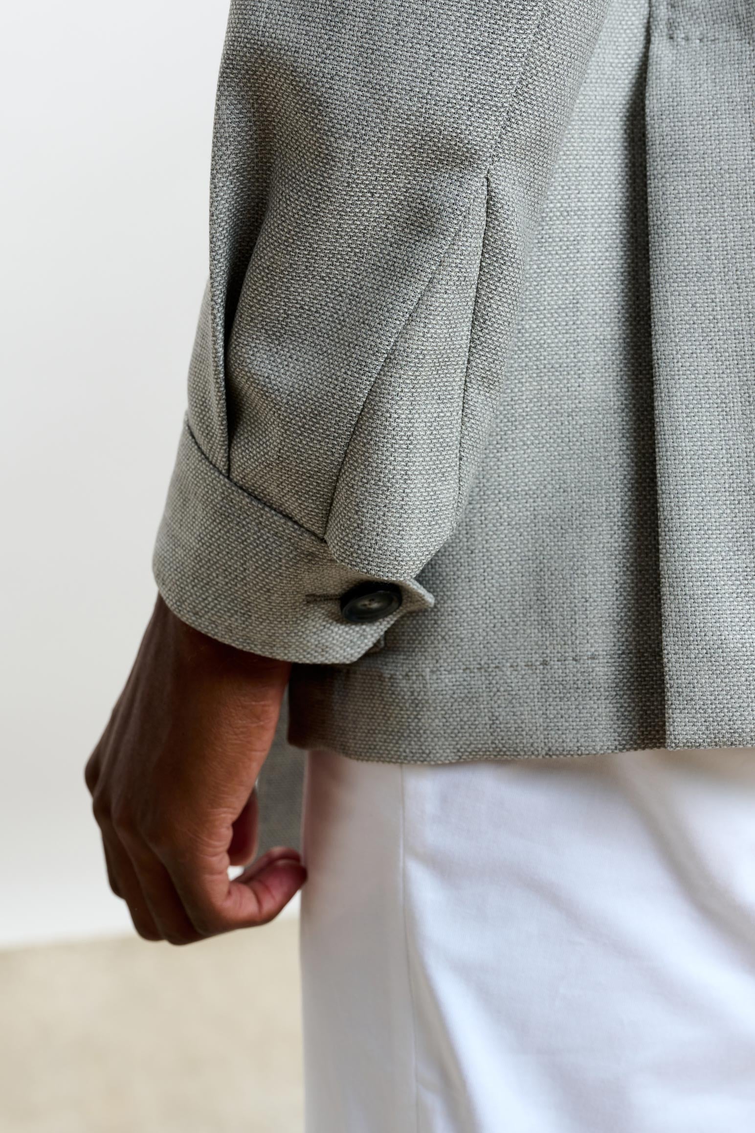 Light Grey Exmoor Safari Jacket — detail 7