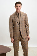 Rust Check Stanfield Jacket Crossover