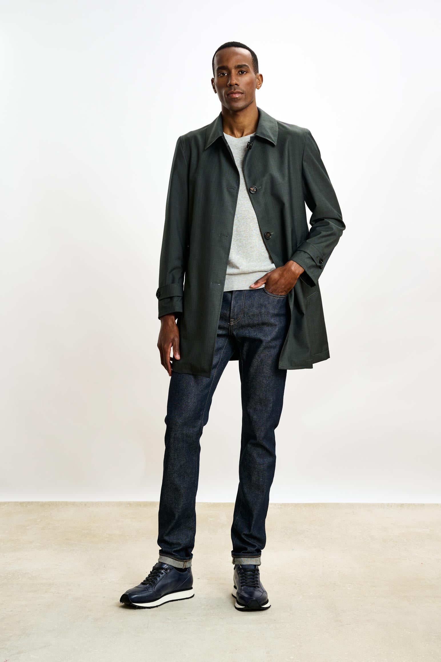 Green Lomond Reversible Raincoat