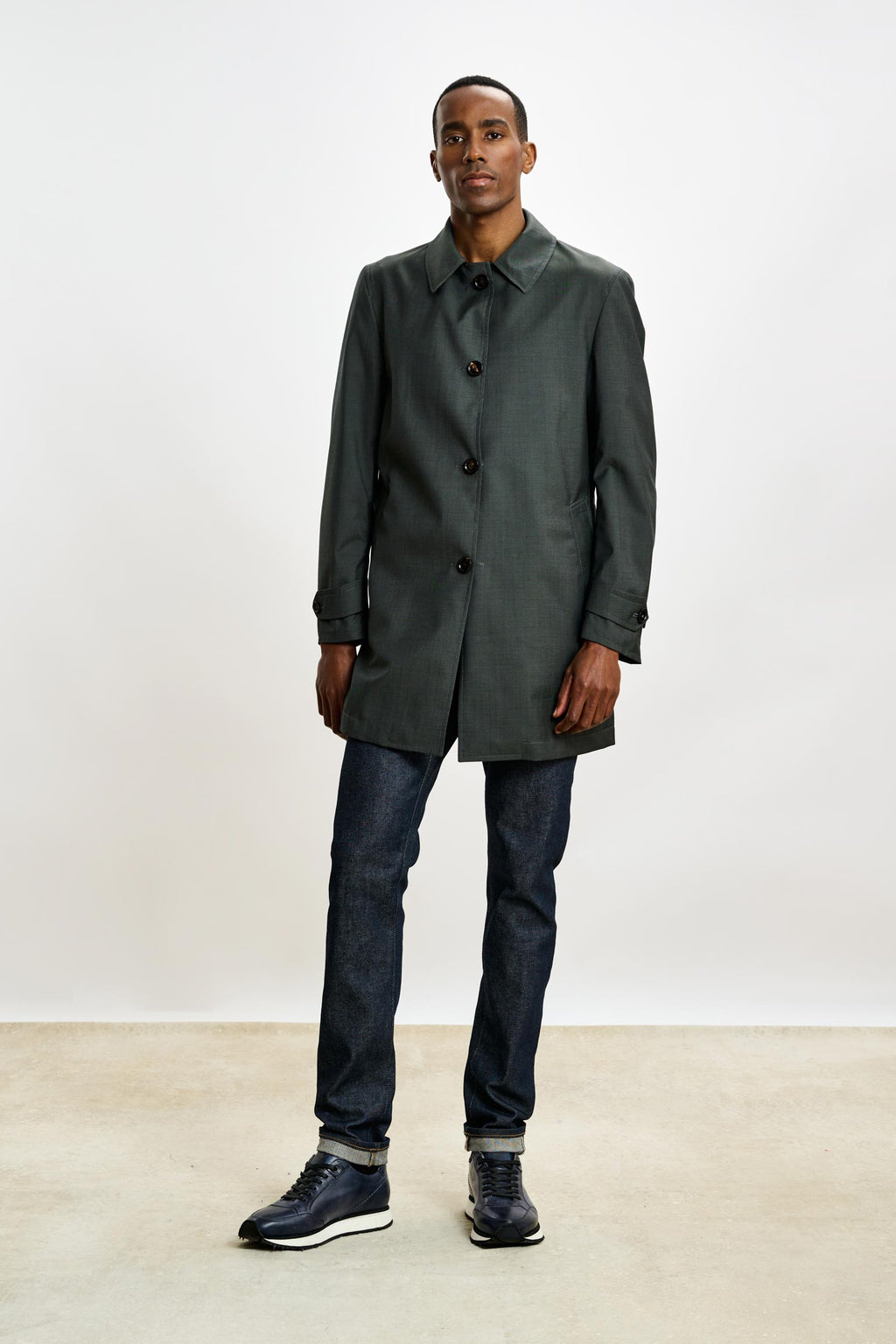 Green Lomond Reversible Raincoat — detail 1