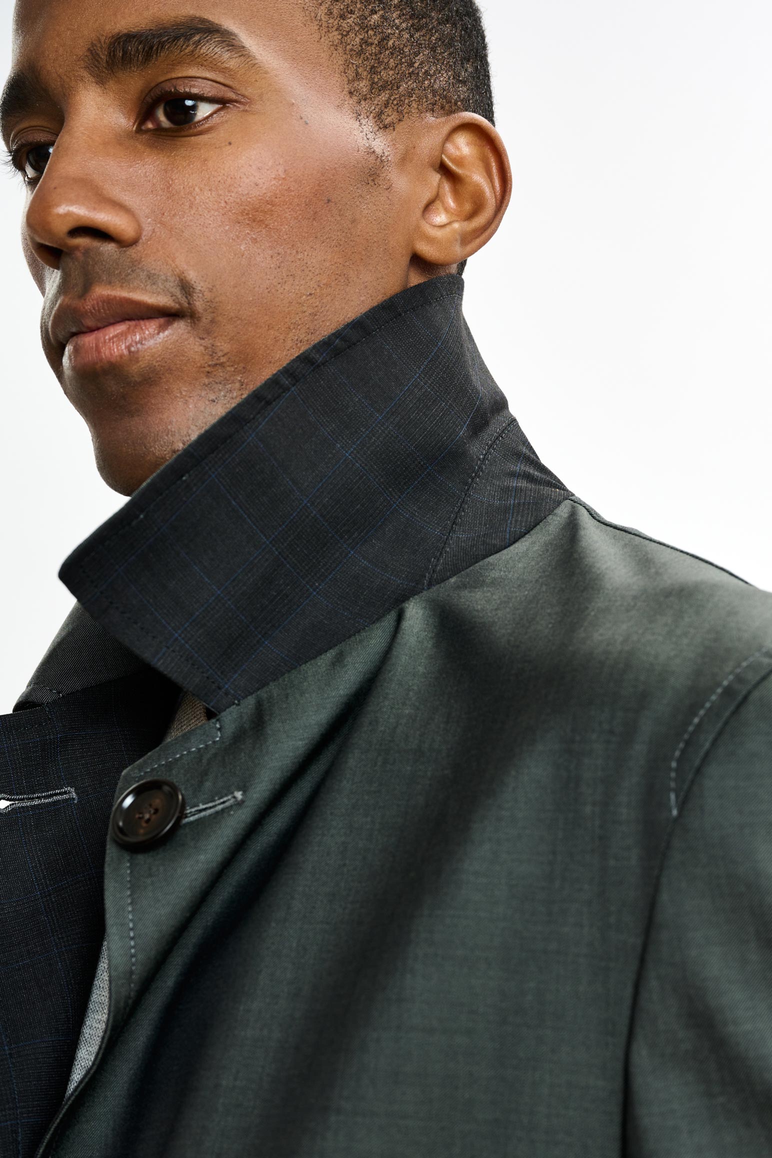 Green Lomond Reversible Raincoat — detail 3