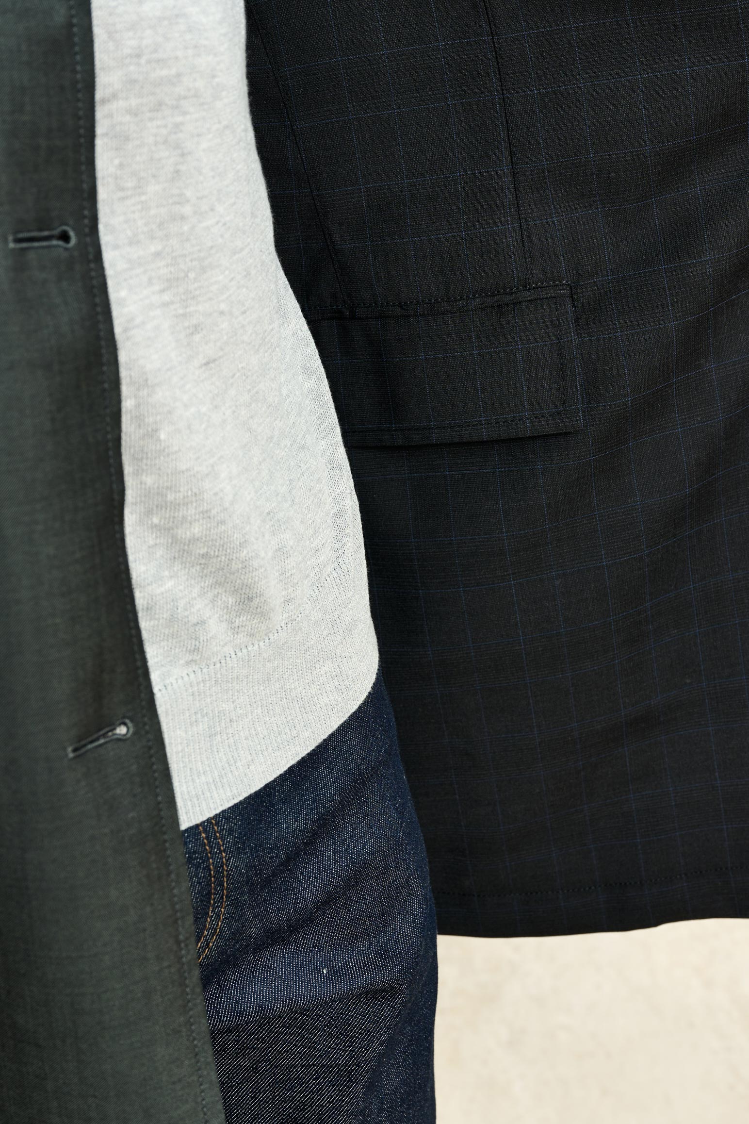 Green Lomond Reversible Raincoat — detail 4