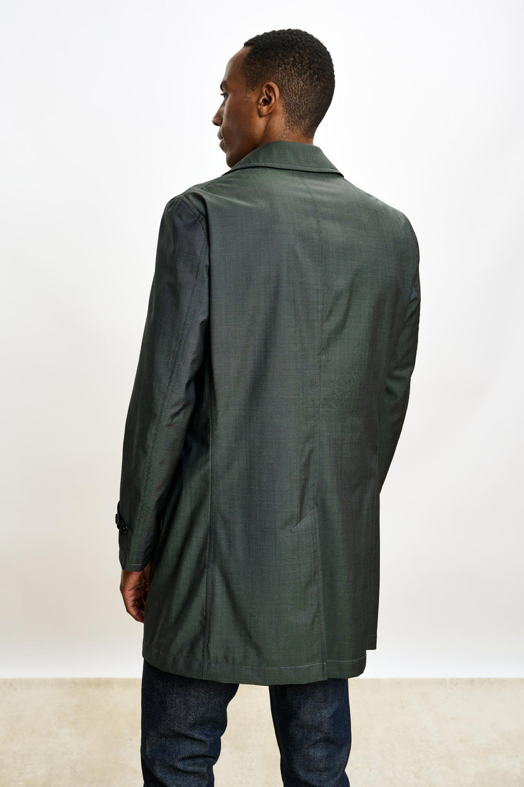Green Lomond Reversible Raincoat — detail 5