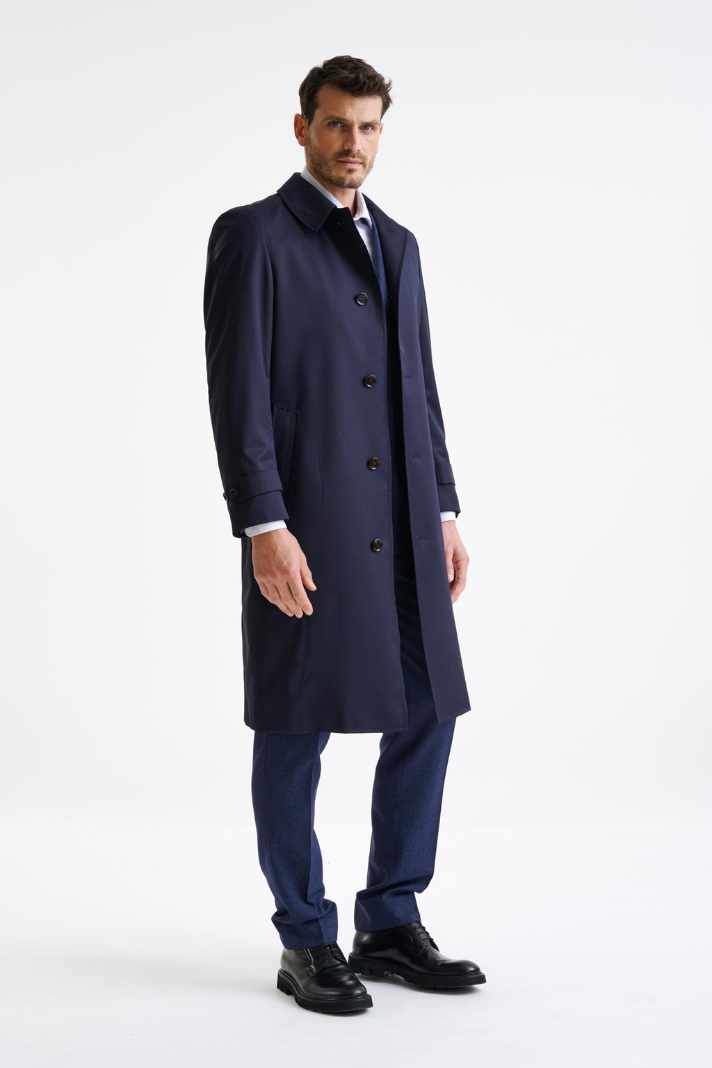 Navy Cotton Tech Car Coat Rannoch — detail 1