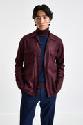 Red 100% Cashmere Overshirt Bliss