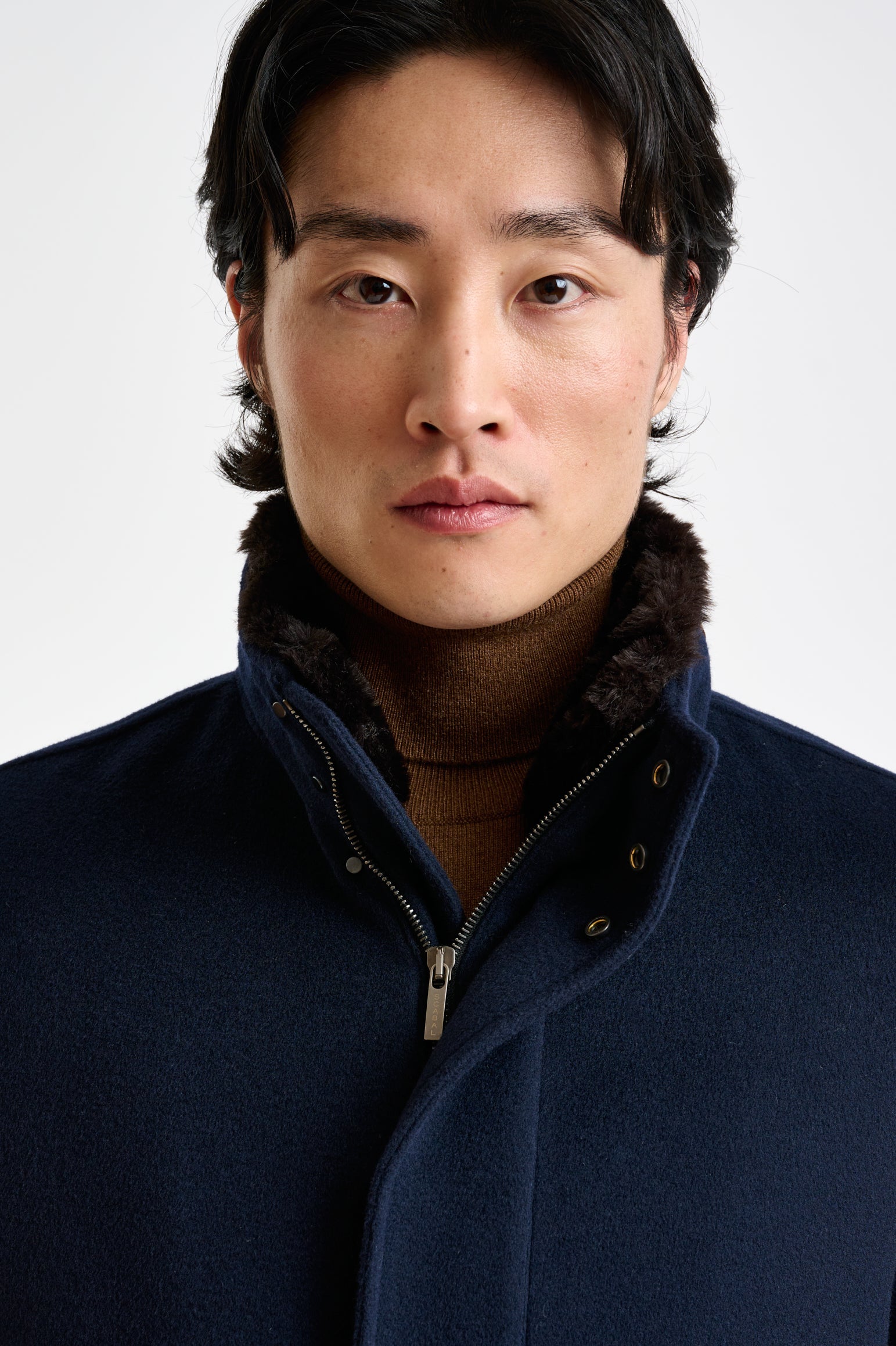 Navy Wool York Field Jacket Zeus — detail 2