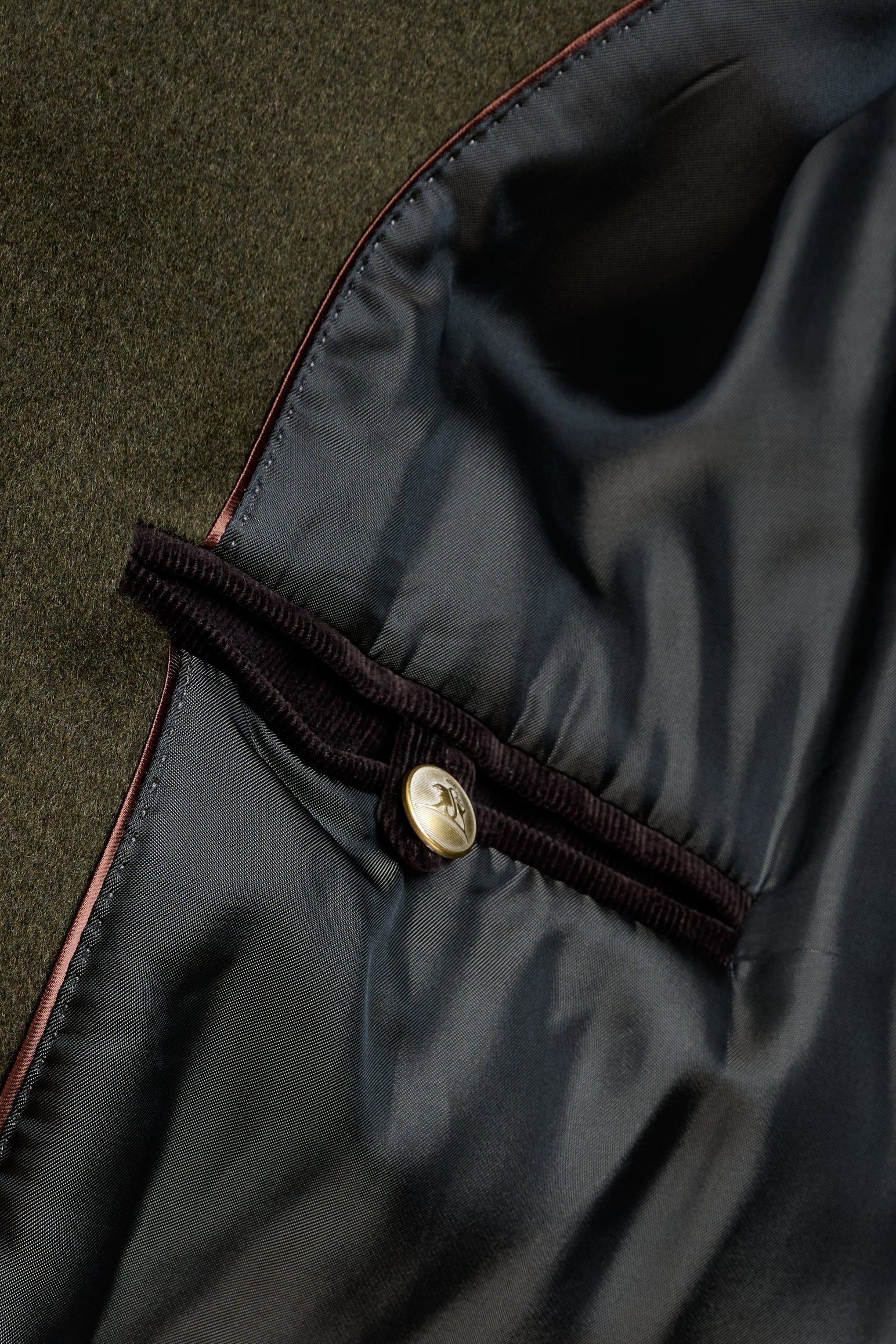 Olive Green wool York Field Jacket Zeus — detail 4