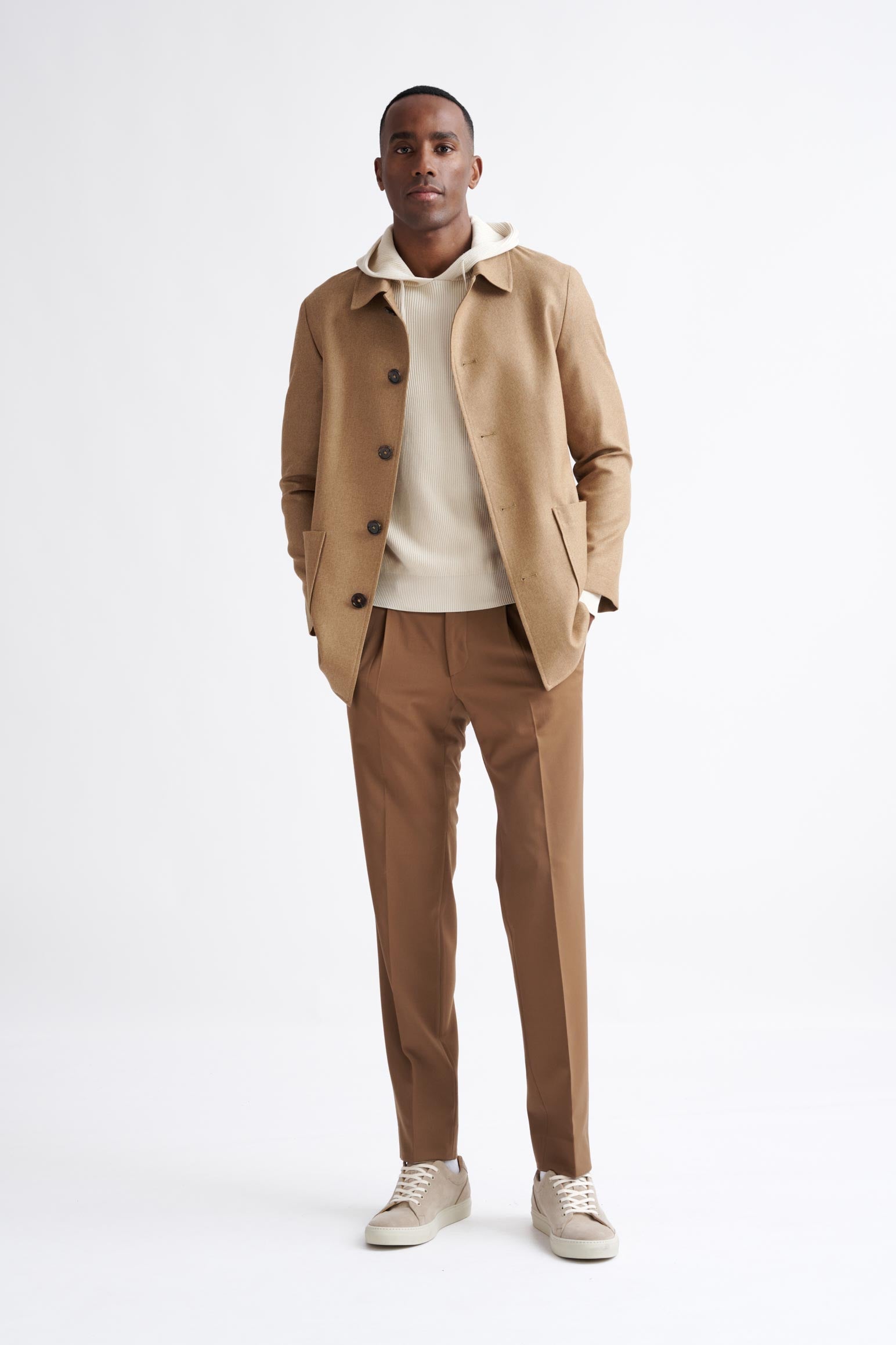 Camel Wool Harmony Troy Jacket — detail 3