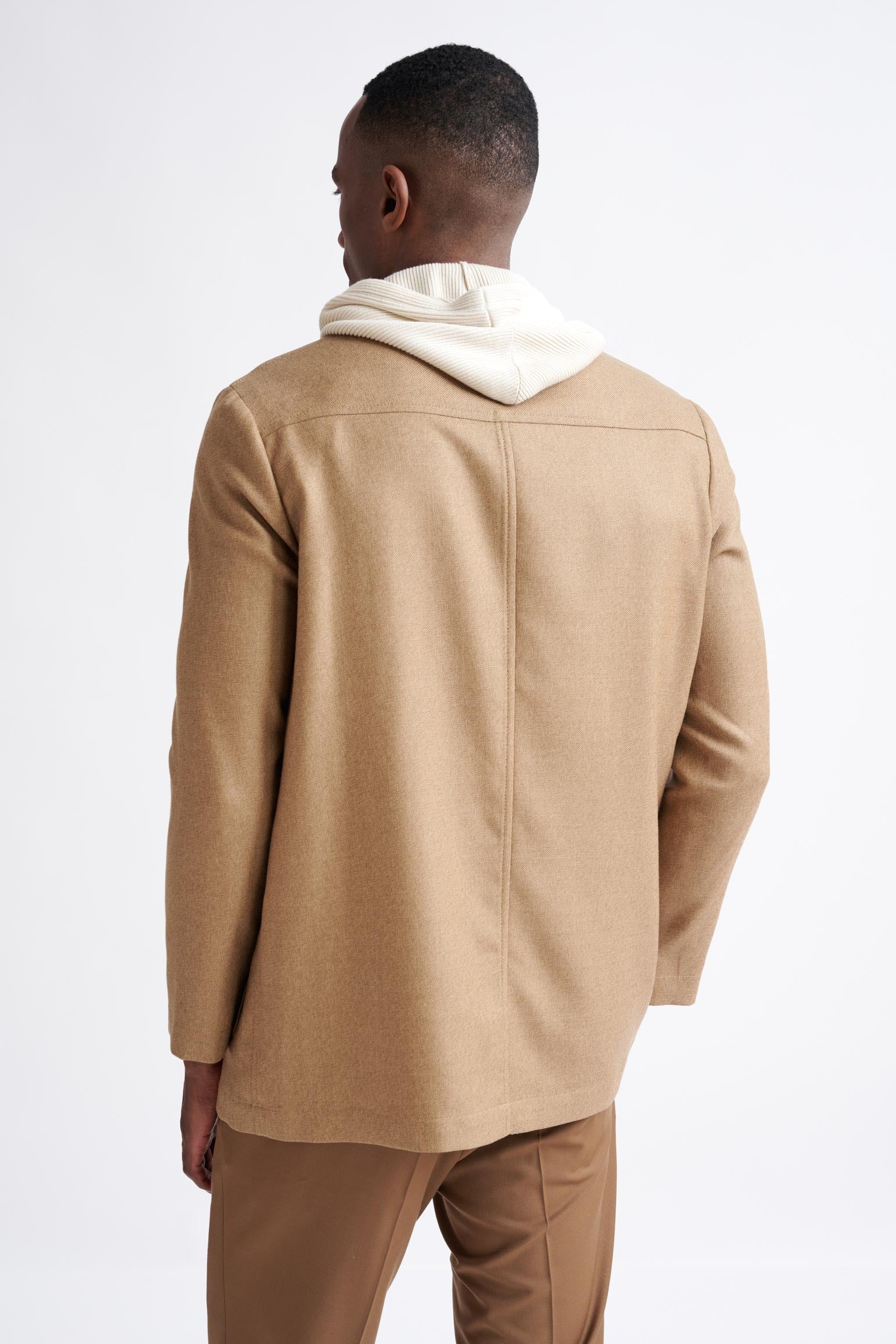 Camel Wool Harmony Troy Jacket — detail 5