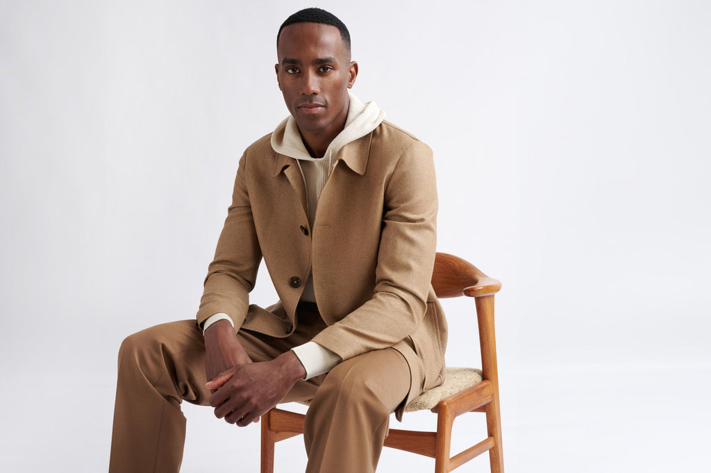 Camel Wool Harmony Troy Jacket — detail 6