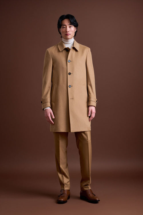 100% Vicuna Unlined Soft Leeds Overcoat — detail 1