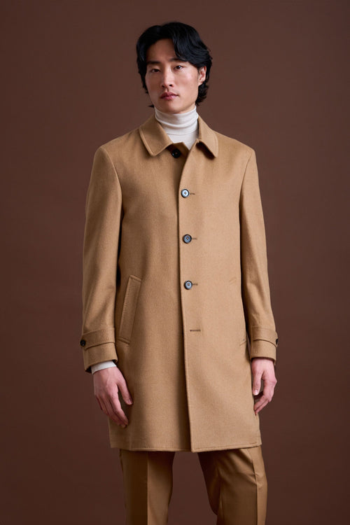 100% Vicuna Unlined Soft Leeds Overcoat