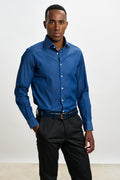 Stone Denim Casual Long Sleeve Shirt