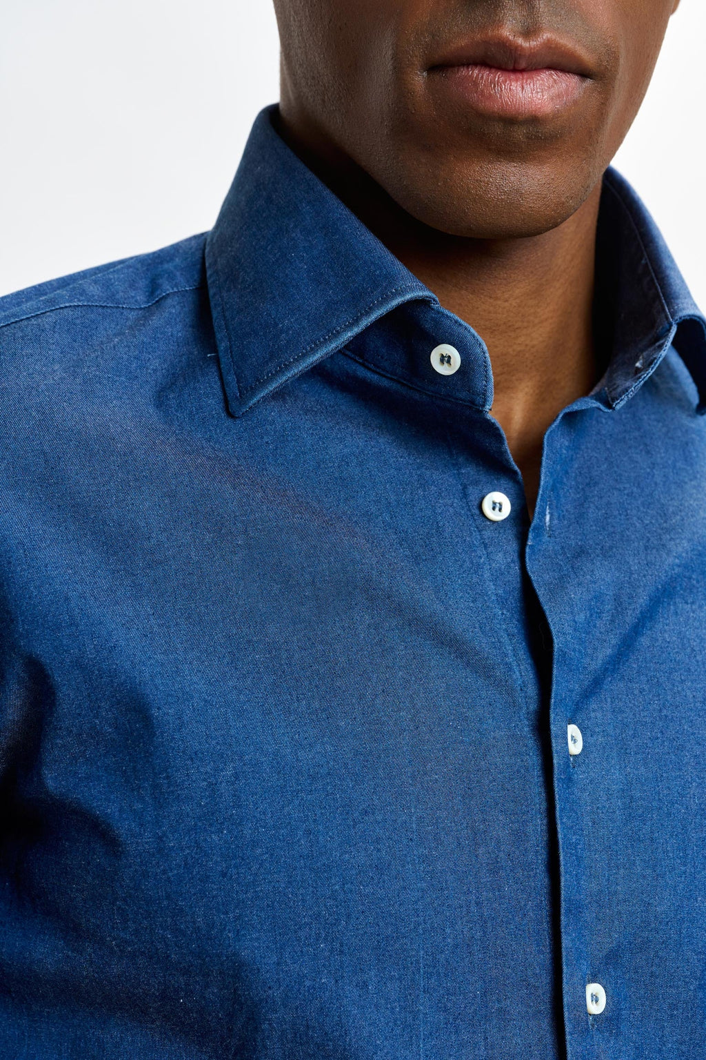 Stone Denim Casual Long Sleeve Shirt — detail 2