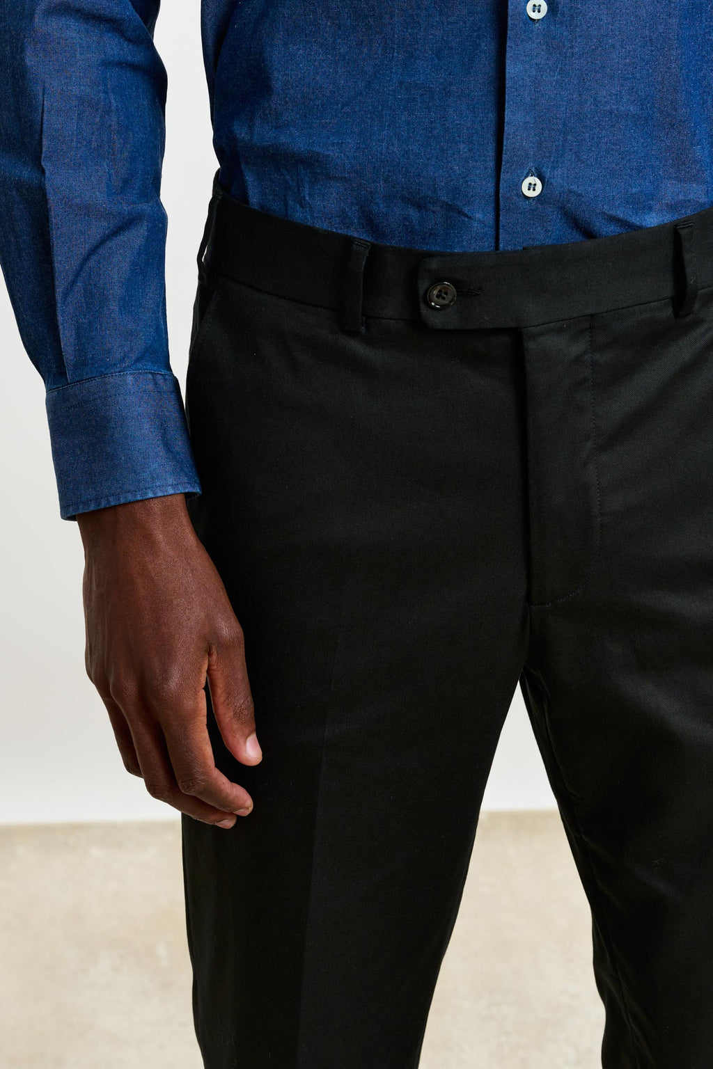Stone Denim Casual Long Sleeve Shirt — detail 4