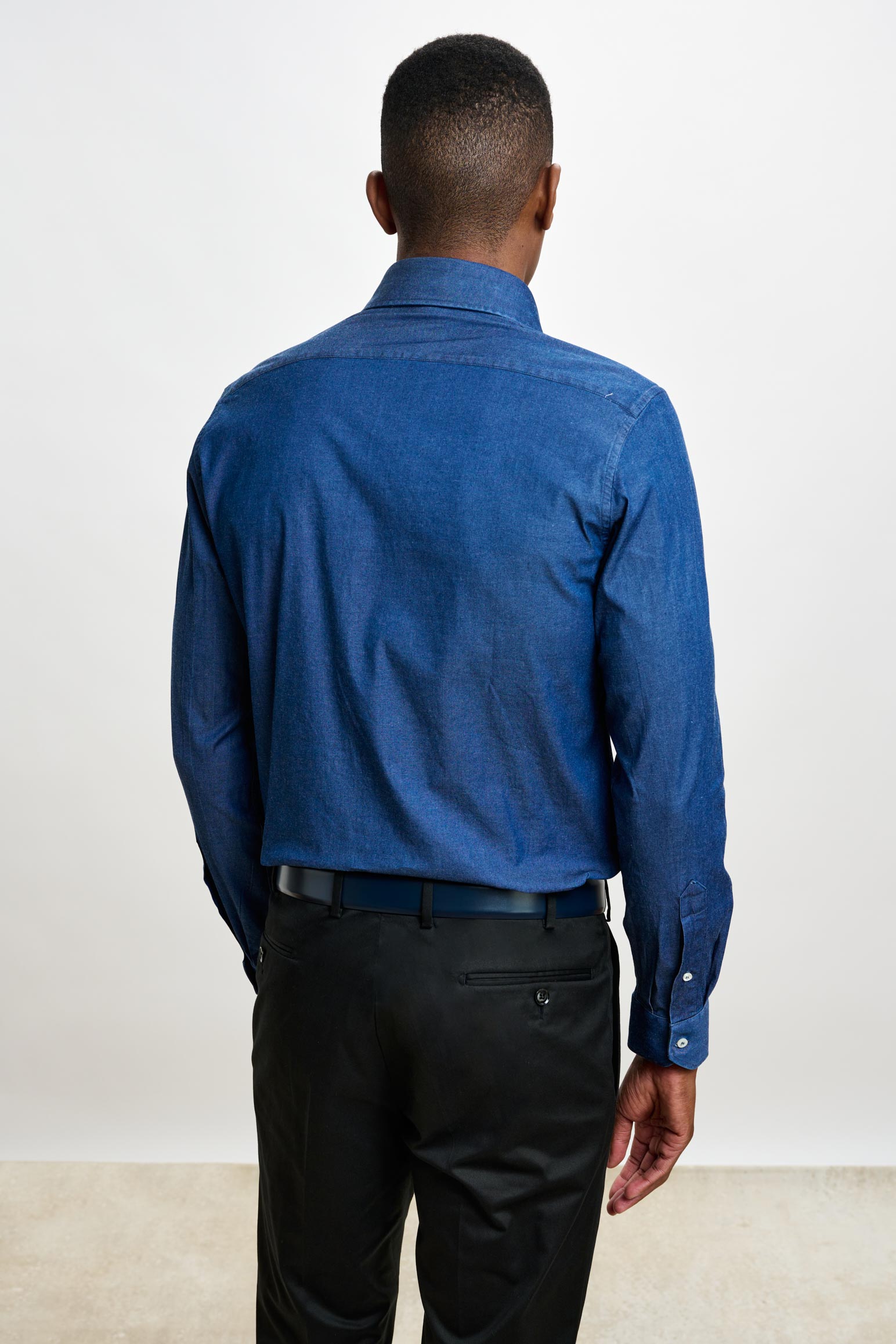 Stone Denim Casual Long Sleeve Shirt — detail 5